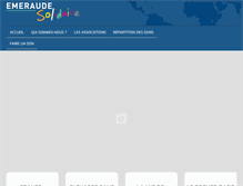 Tablet Screenshot of emeraudesolidaire.org